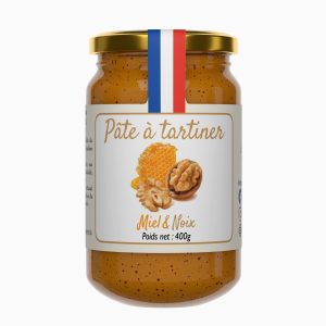 Pâte à tartiner miel et noix