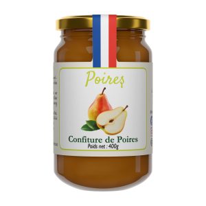 Pot de confiture de poires